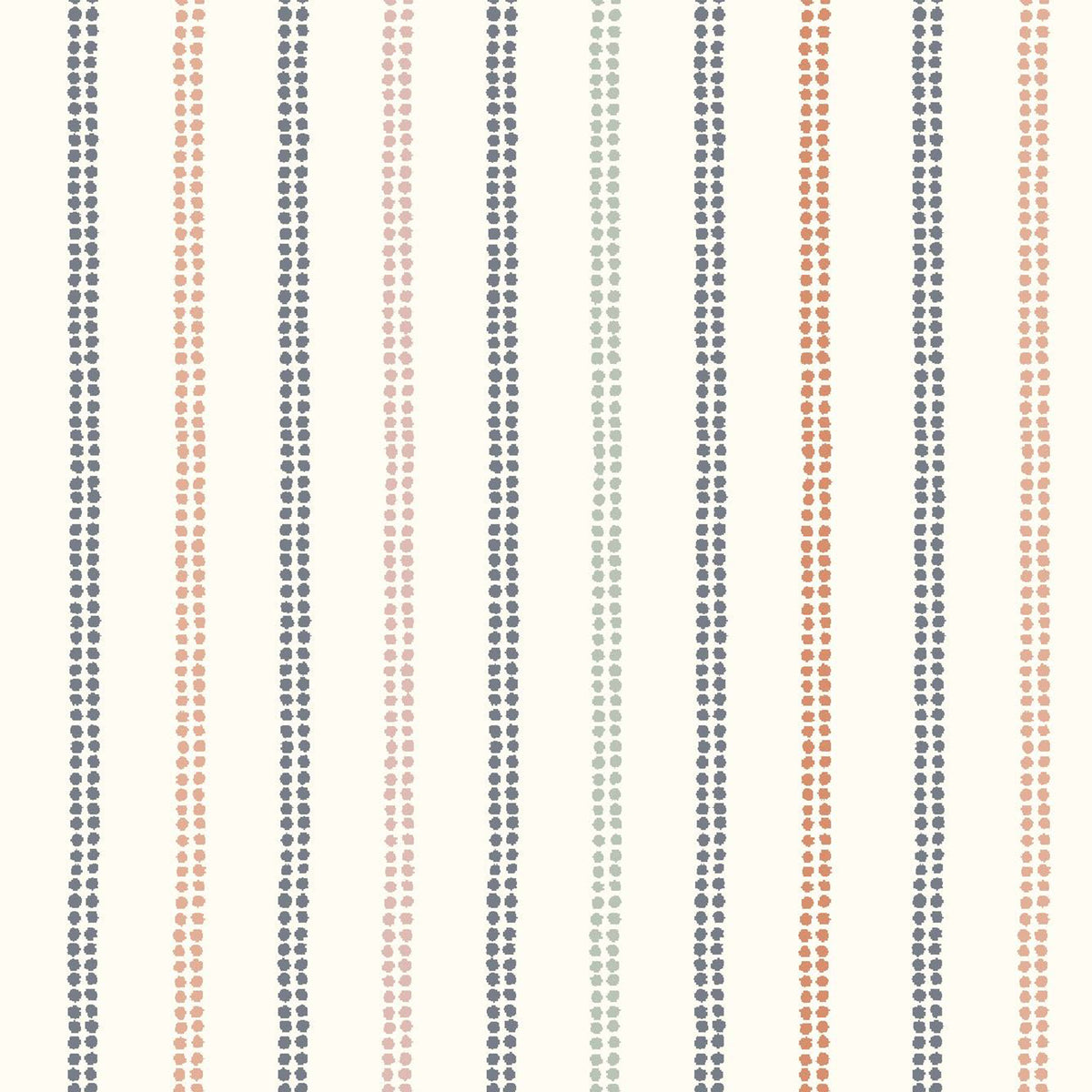 Laura Ashley Candy Stripe Made to Measure Roman Blind Apricot