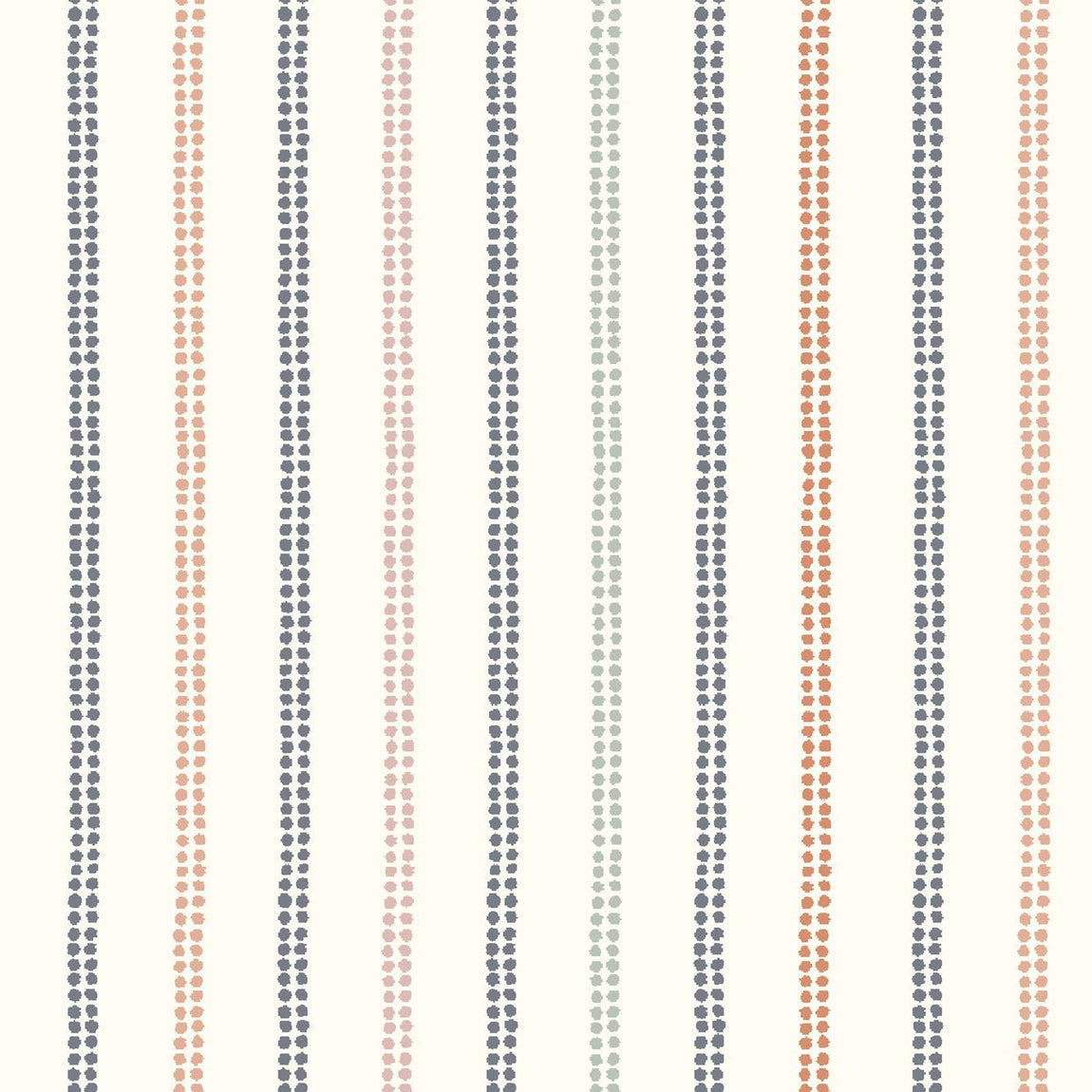Laura Ashley Candy Stripe Made to Measure Roman Blind Apricot