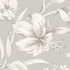 Laura Ashley Heledd Blooms Made to Measure Roman Blind Dove Grey