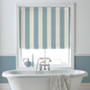 Laura Ashley Lille Stripe Made to Measure Roman Blind Seaspray