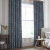 Laura Ashley Lloyd Made to Measure Curtain Midnight Navy