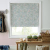 Laura Ashley Mosedale Posy Made to Measure Roman Blind Dark Duck Egg Blue