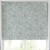 Laura Ashley Mosedale Posy Made to Measure Roman Blind Dark Duck Egg Blue
