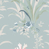 Laura Ashley Mosedale Posy Made to Measure Roman Blind Dark Duck Egg Blue