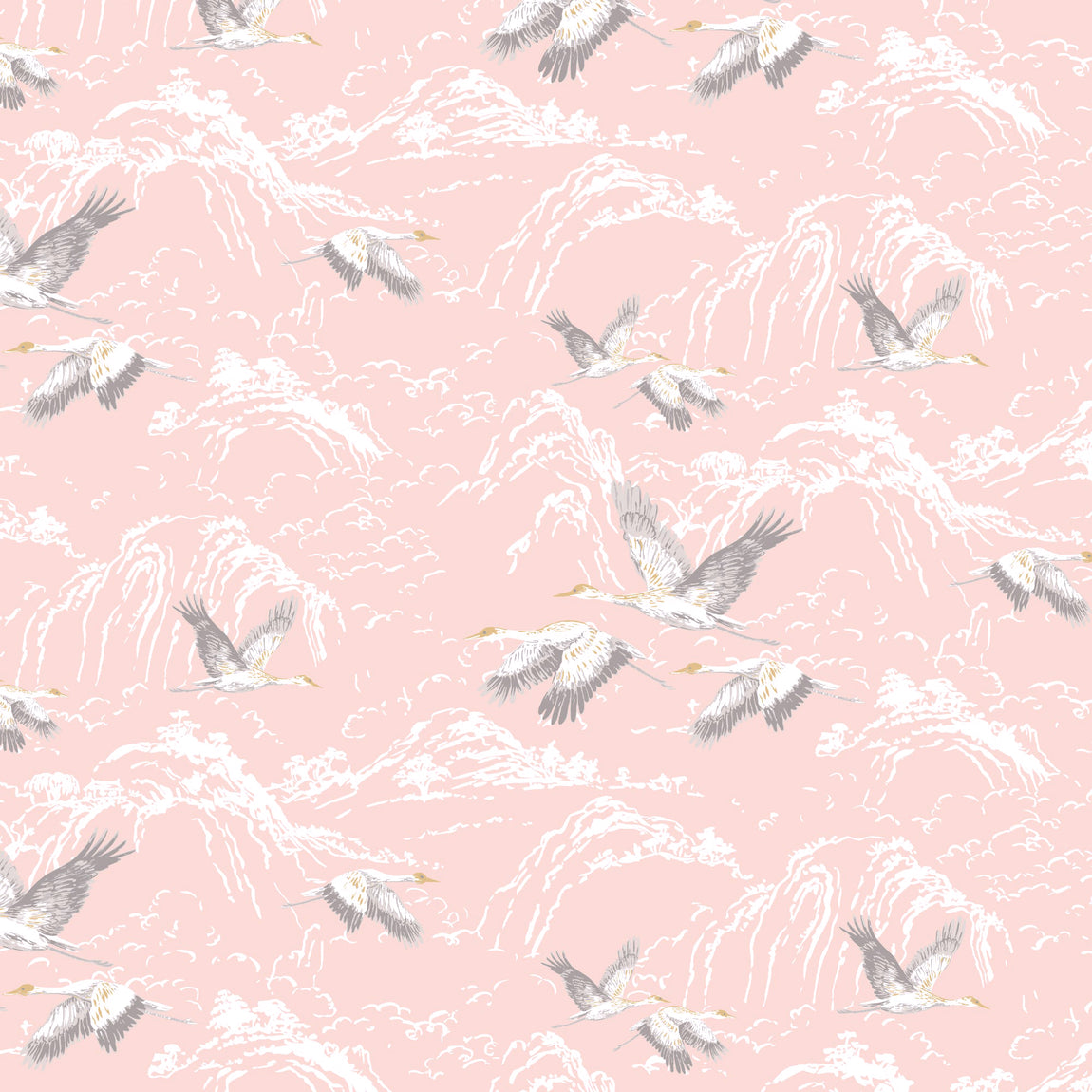 Laura Ashley Animalia Made to Measure Curtain Blush