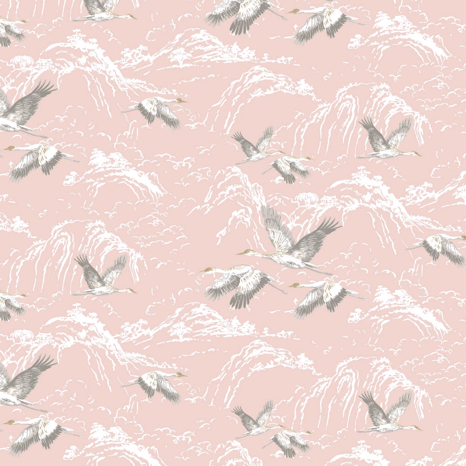 Laura Ashley Animalia Translucent Made to Measure Roller Blind Blush