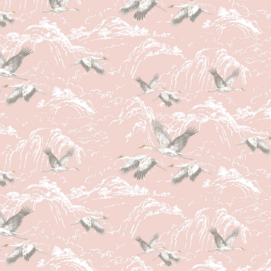 Laura Ashley Animalia Translucent Made to Measure Roller Blind Blush