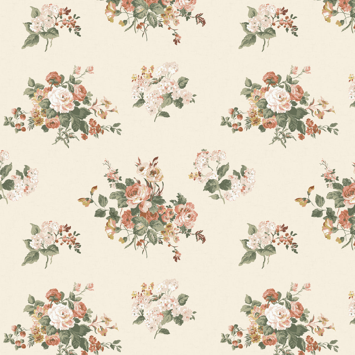 Laura Ashley Rosemore Made to Measure Curtain Natural