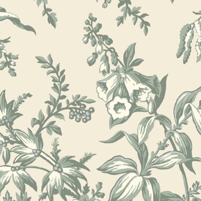 Laura Ashley Picardie Translucent Made to Measure Roller Blind Sage