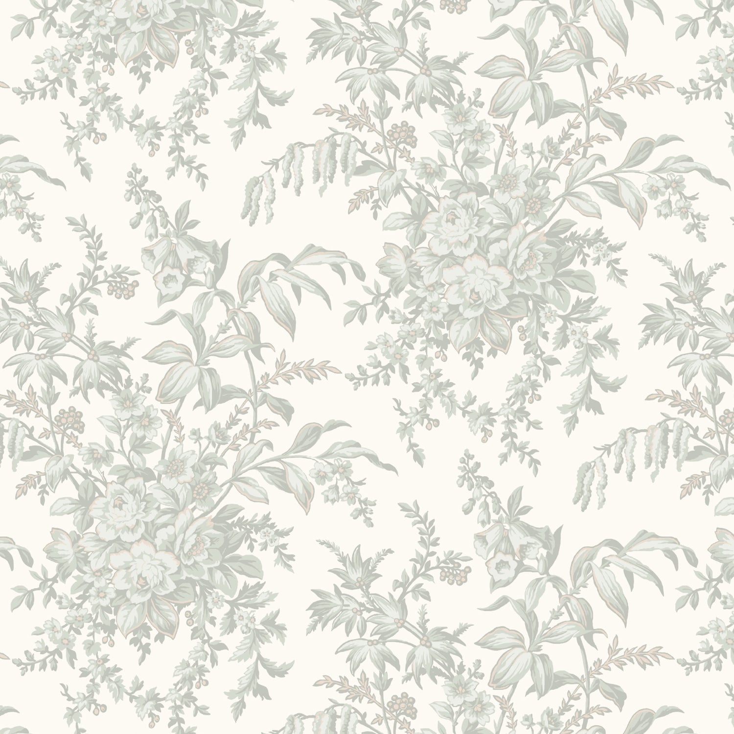 Laura Ashley Picardie Translucent Made to Measure Roller Blind Fennel