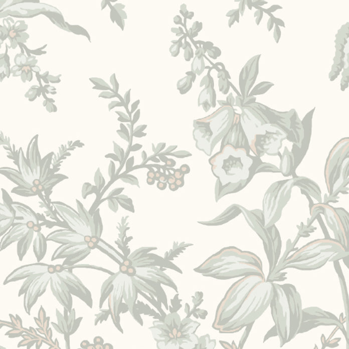Laura Ashley Picardie Made to Measure Blackout Roller Blind Fennel