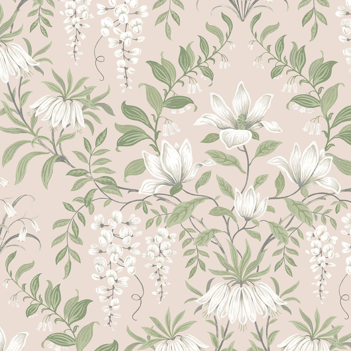 Laura Ashley Parterre Made to Measure Curtain Blush
