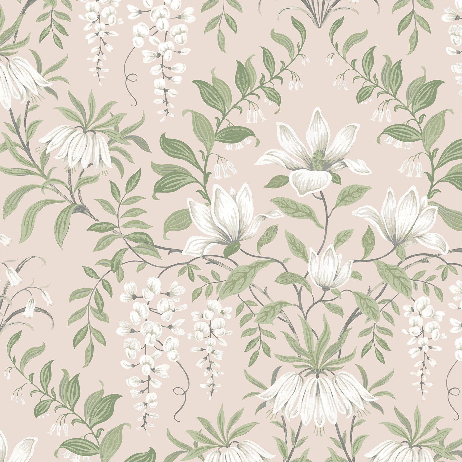 Laura Ashley Parterre Translucent Made to Measure Roller Blind Blush