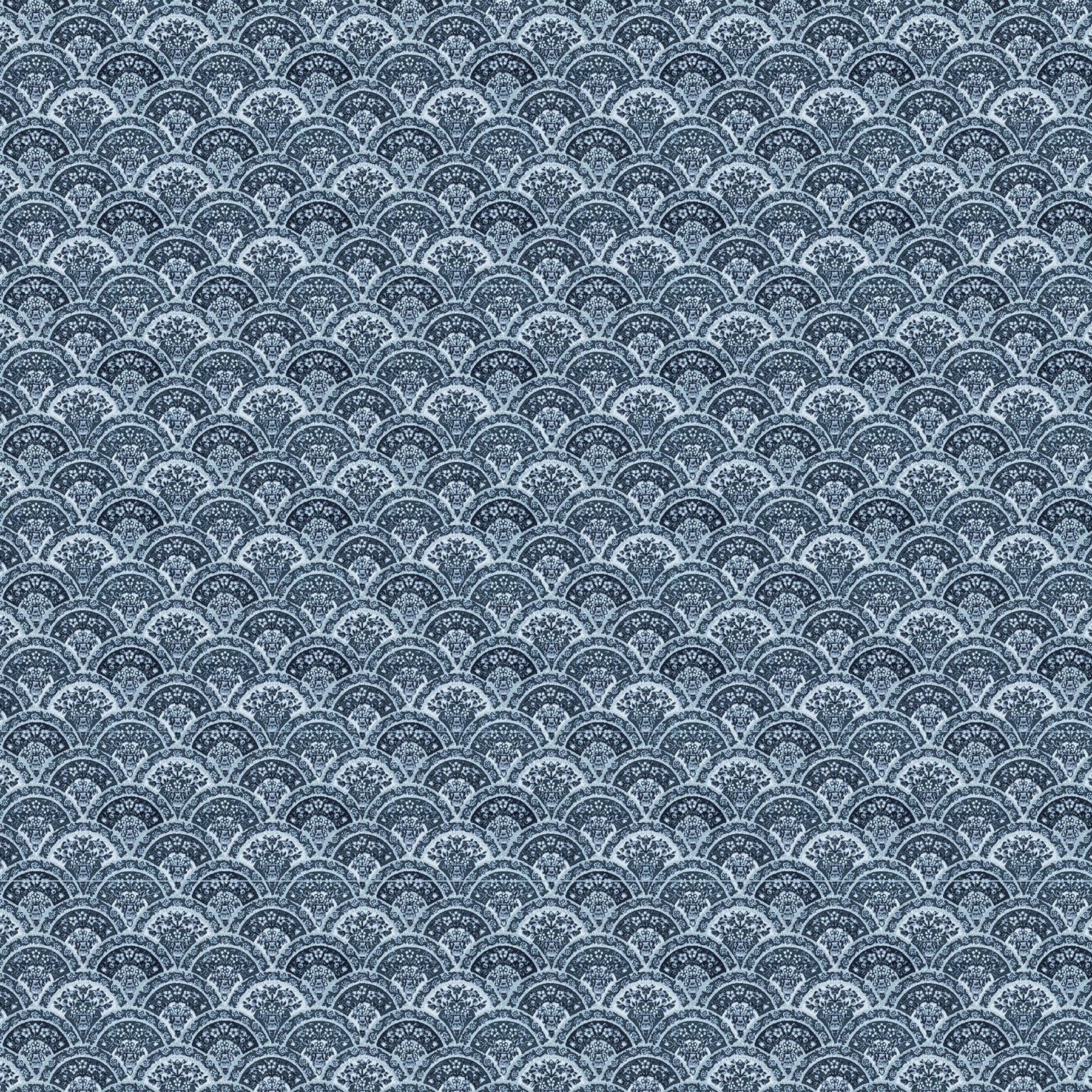 Laura Ashley Musica Made to Measure Blackout Roller Blind Dusky Seaspray