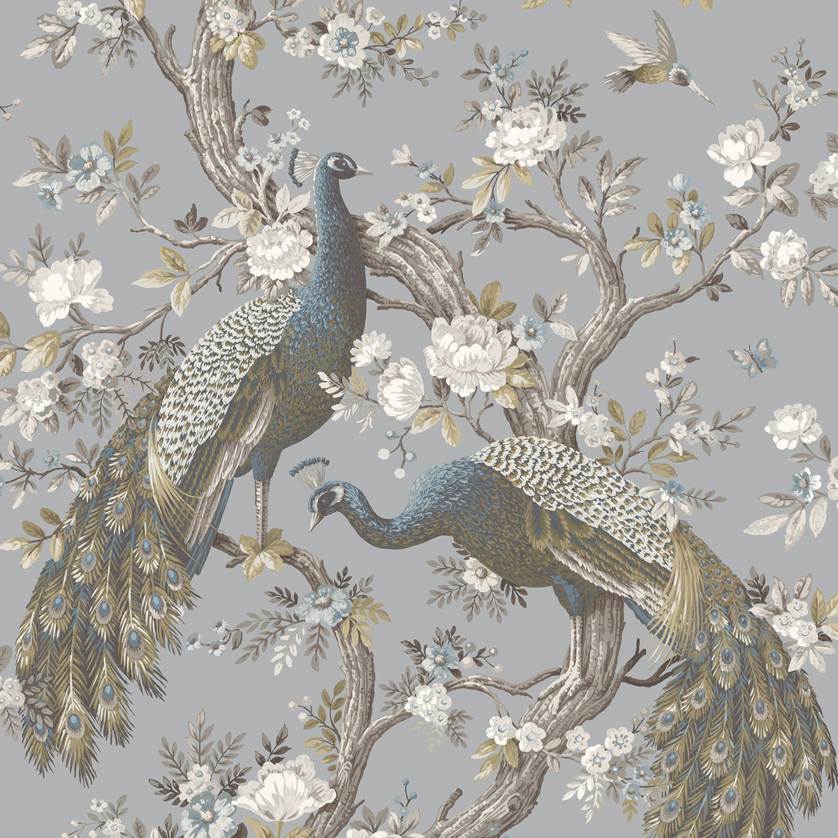 Laura Ashley Belvedere Translucent Made to Measure Roller Blind Chalk Blue