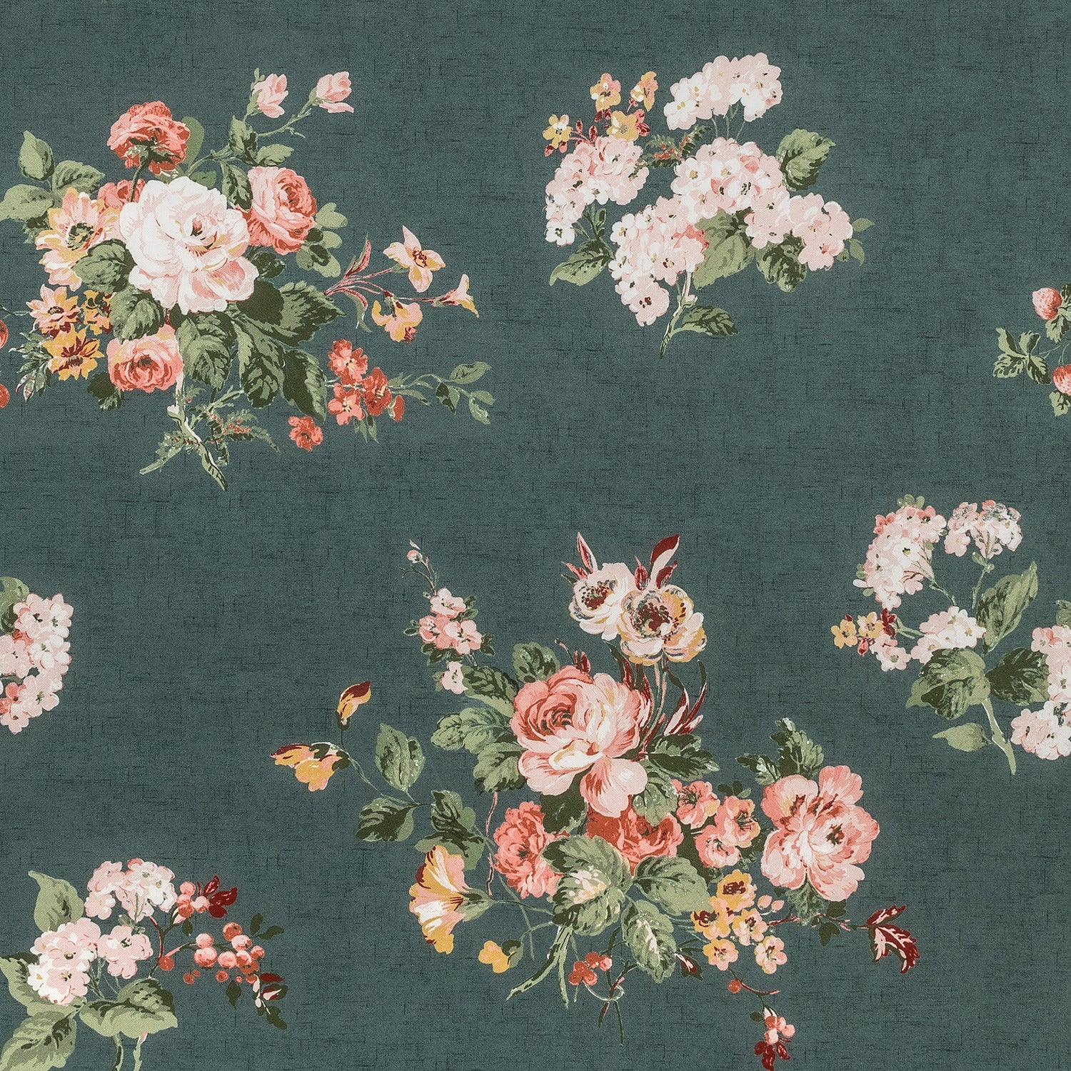 Laura Ashley Rosemore Made to Measure Blackout Roller Blind Fern