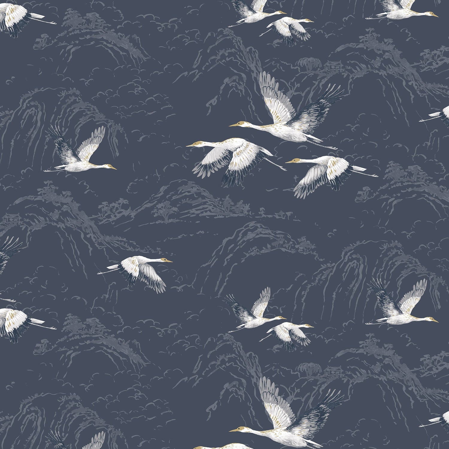 Laura Ashley Animalia Made to Measure Curtain Midnight