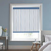 Laura Ashley Painterly Stripe Made to Measure Blackout Roller Blind Blue