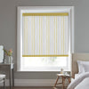 Laura Ashley Painterly Stripe Made to Measure Blackout Roller Blind Yellow