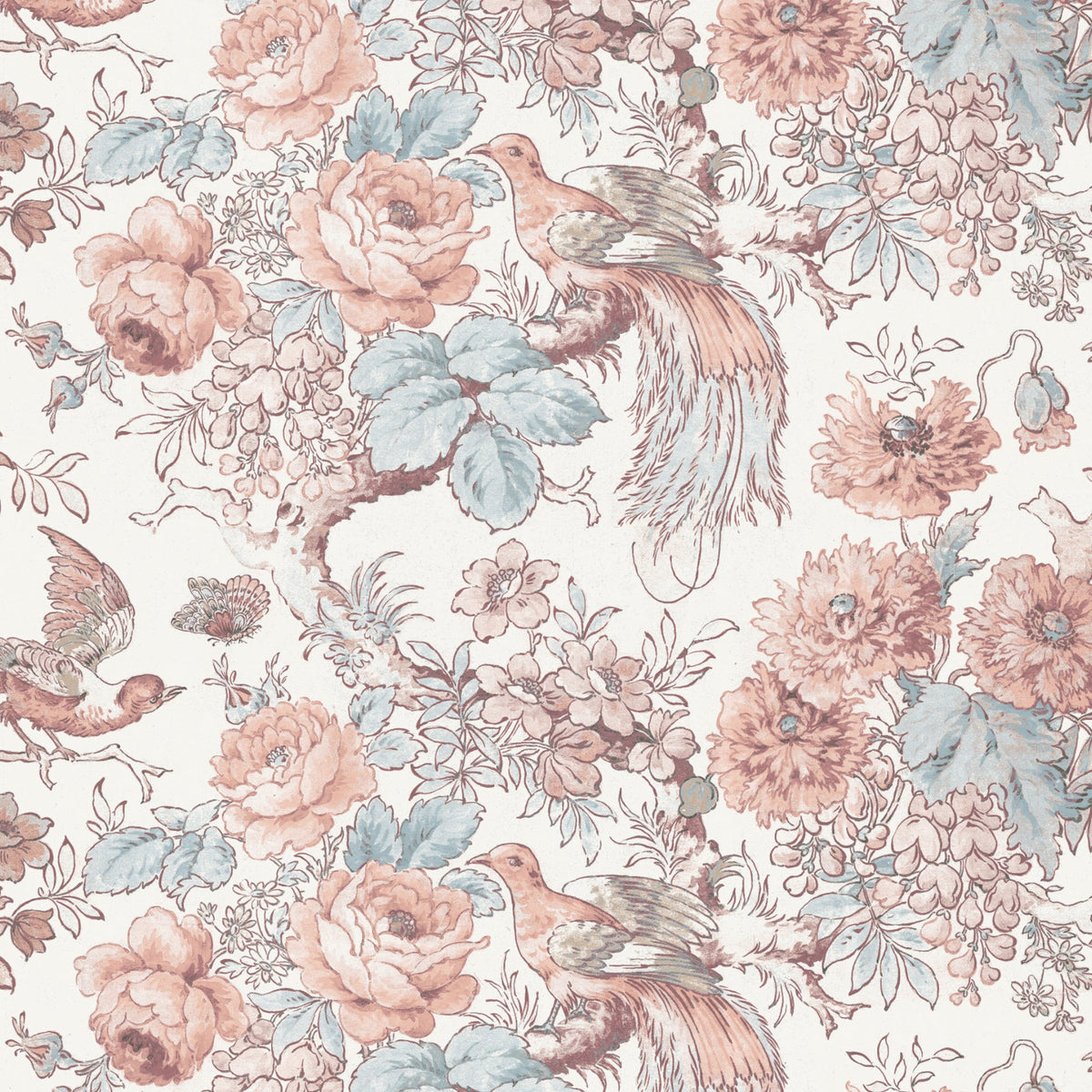 Laura Ashley Birtle Made to Measure Curtain Blush