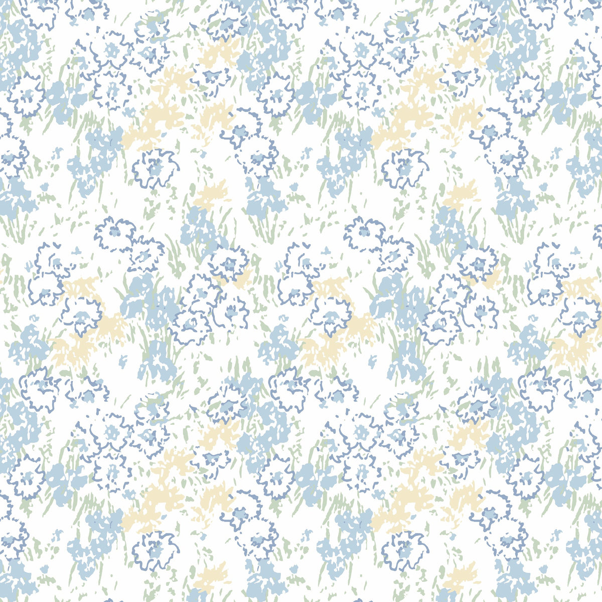 Laura Ashley Conwy Made to Measure Blackout Roller Blind Blue Sky