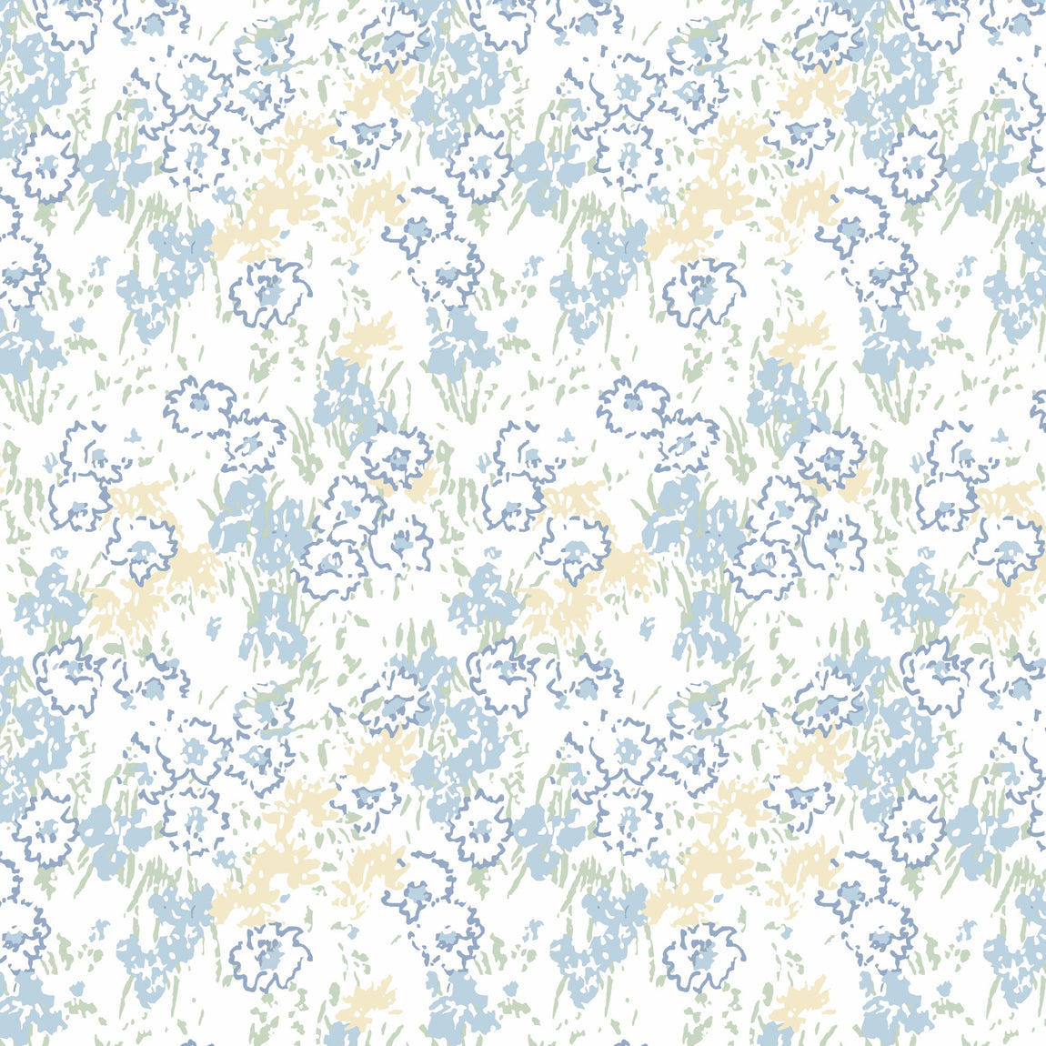 Laura Ashley Conwy Made to Measure Blackout Roller Blind Blue Sky