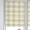 Laura Ashley Cove Check Translucent Made to Measure Roller Blind Ochre