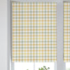 Laura Ashley Cove Check Made to Measure Blackout Roller Blind Ochre