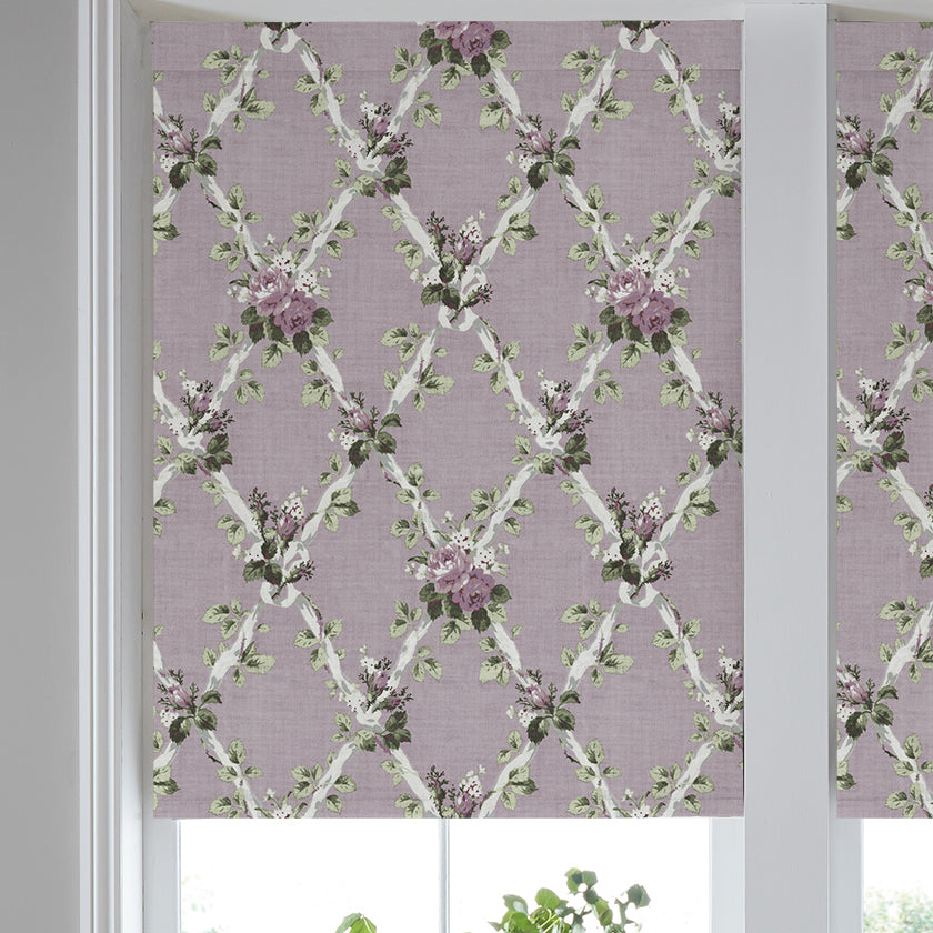 Laura Ashley Elwyn Translucent Made to Measure Roller Blind Grape