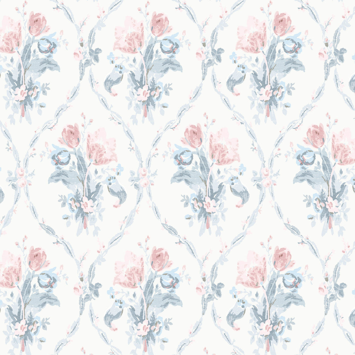 Laura Ashley Scarborough Fair Translucent Made to Measure Roller Blind Blush