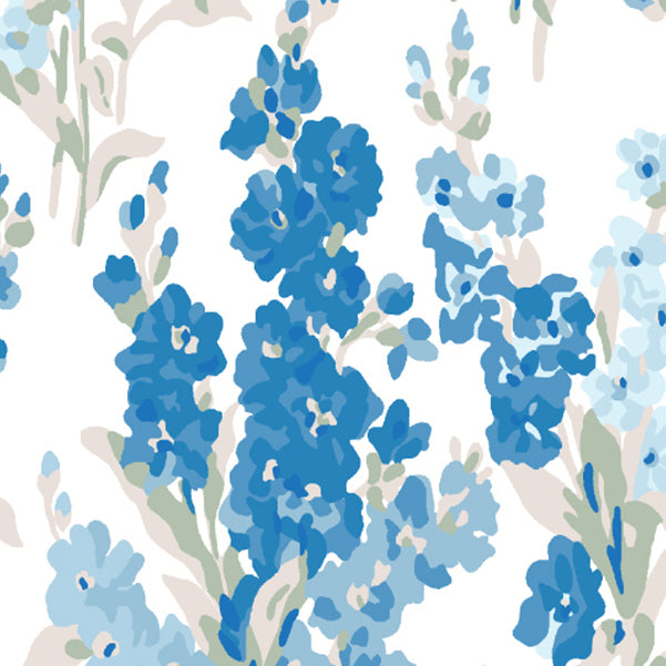 Laura Ashley Stocks Made to Measure Curtain Blue Sky