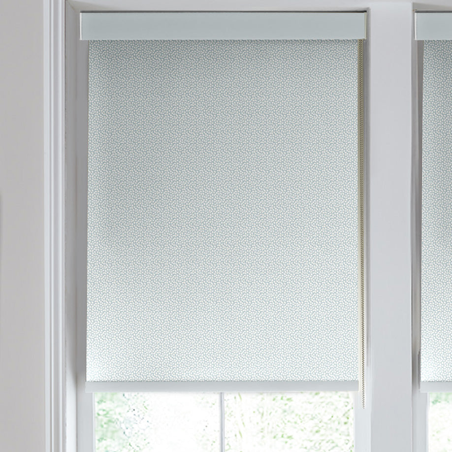 Laura Ashley Sycamore Made to Measure Blackout Roller Blind Pale Seaspray