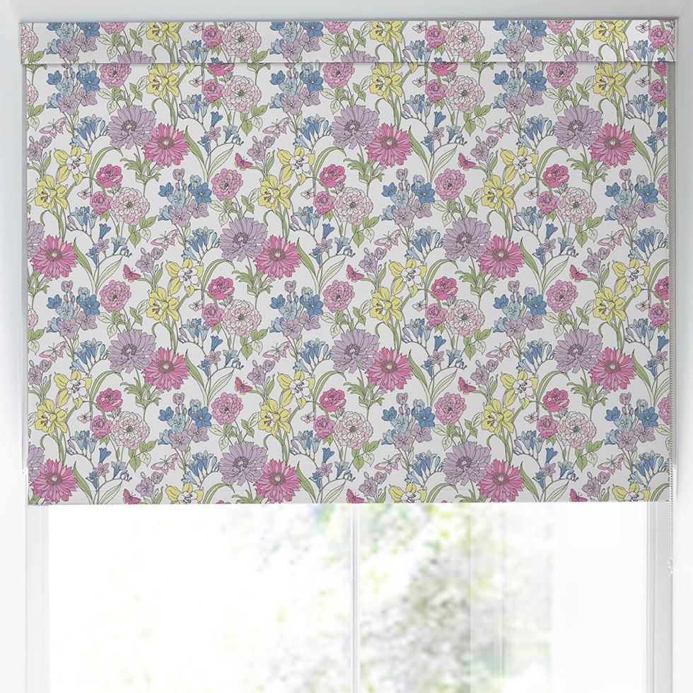 Laura Ashley Gilly Translucent Made to Measure Roller Blind Multi