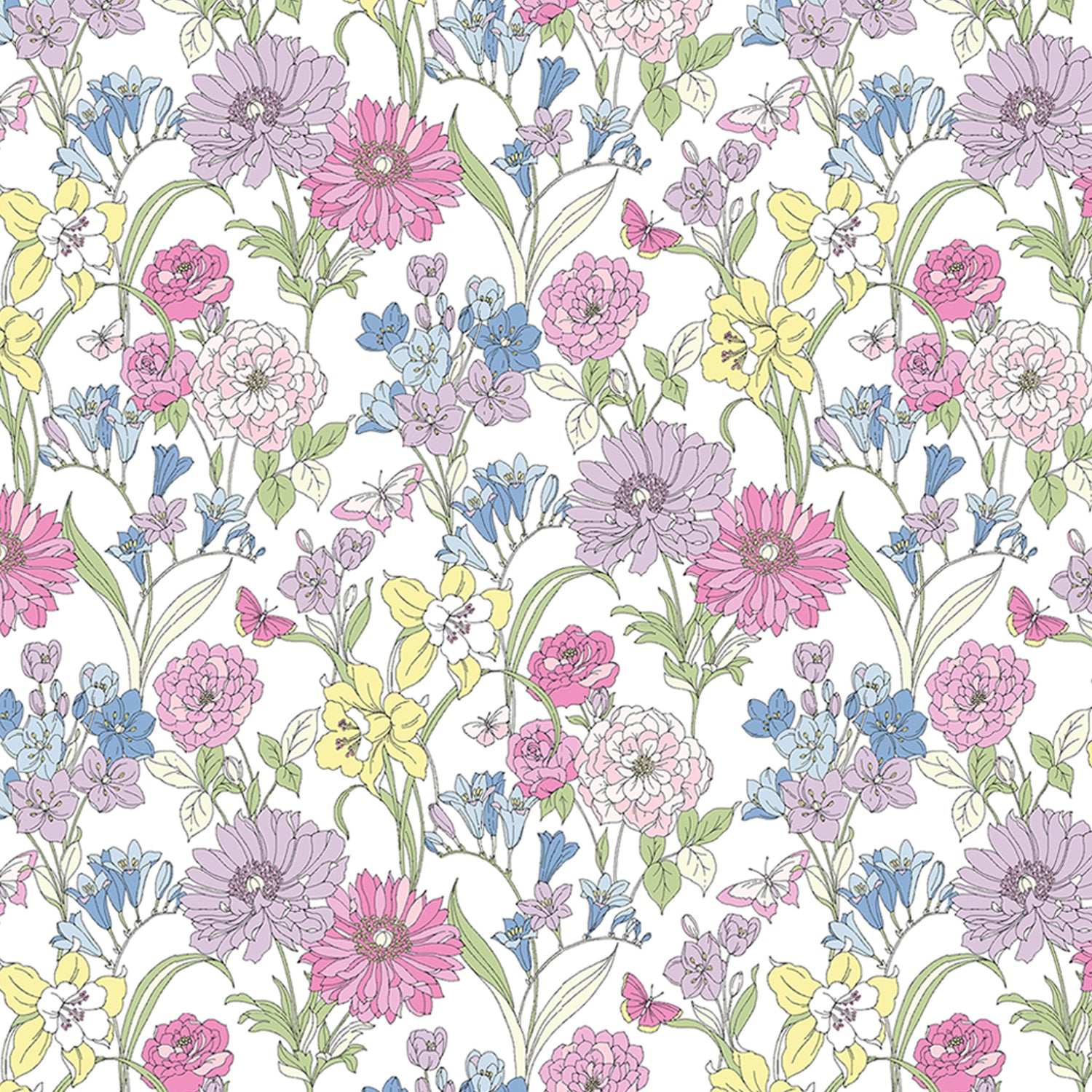 Laura Ashley Gilly Made to Measure Blackout Roller Blind Multi