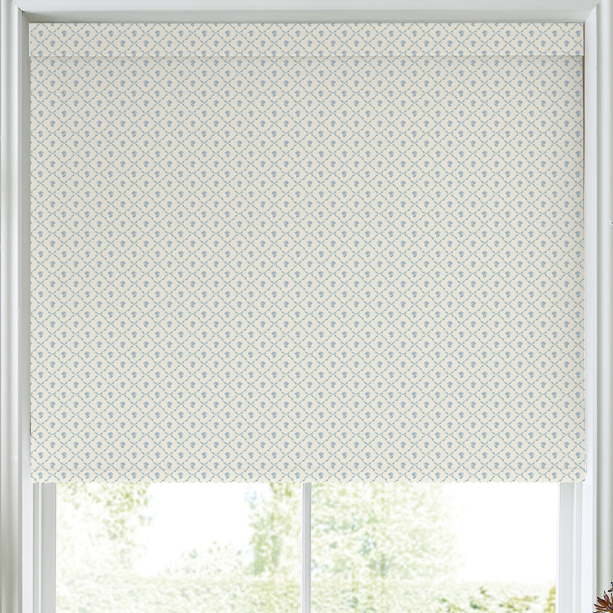 Laura Ashley Kate Made to Measure Blackout Roller Blind Pale Seaspray Blue