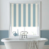 Laura Ashley Lille Stripe Translucent Made to Measure Roller Blind Seaspray