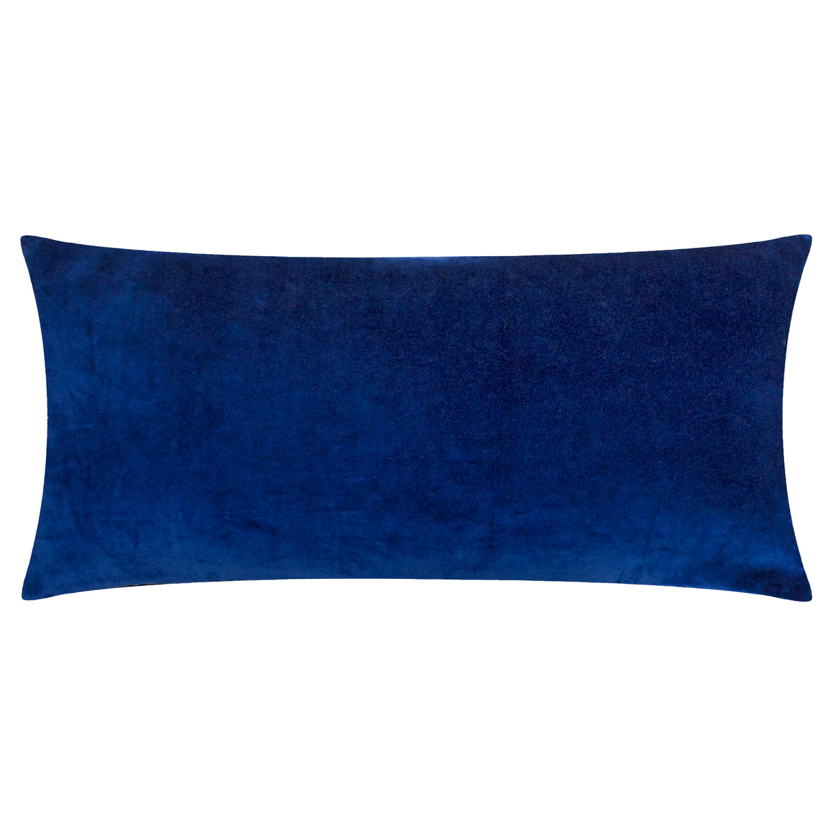 Paoletti Seventy Three Laurel Embroidered Velvet 30cm x 60cm Filled Boudoir Rose Blue