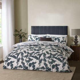 Hoem Lauro Printed Reversible Duvet Cover Bedding Set Dusk
