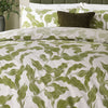 Hoem Lauro Printed Reversible Duvet Cover Bedding Set Olive