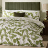 Hoem Lauro Printed Reversible Duvet Cover Bedding Set Olive