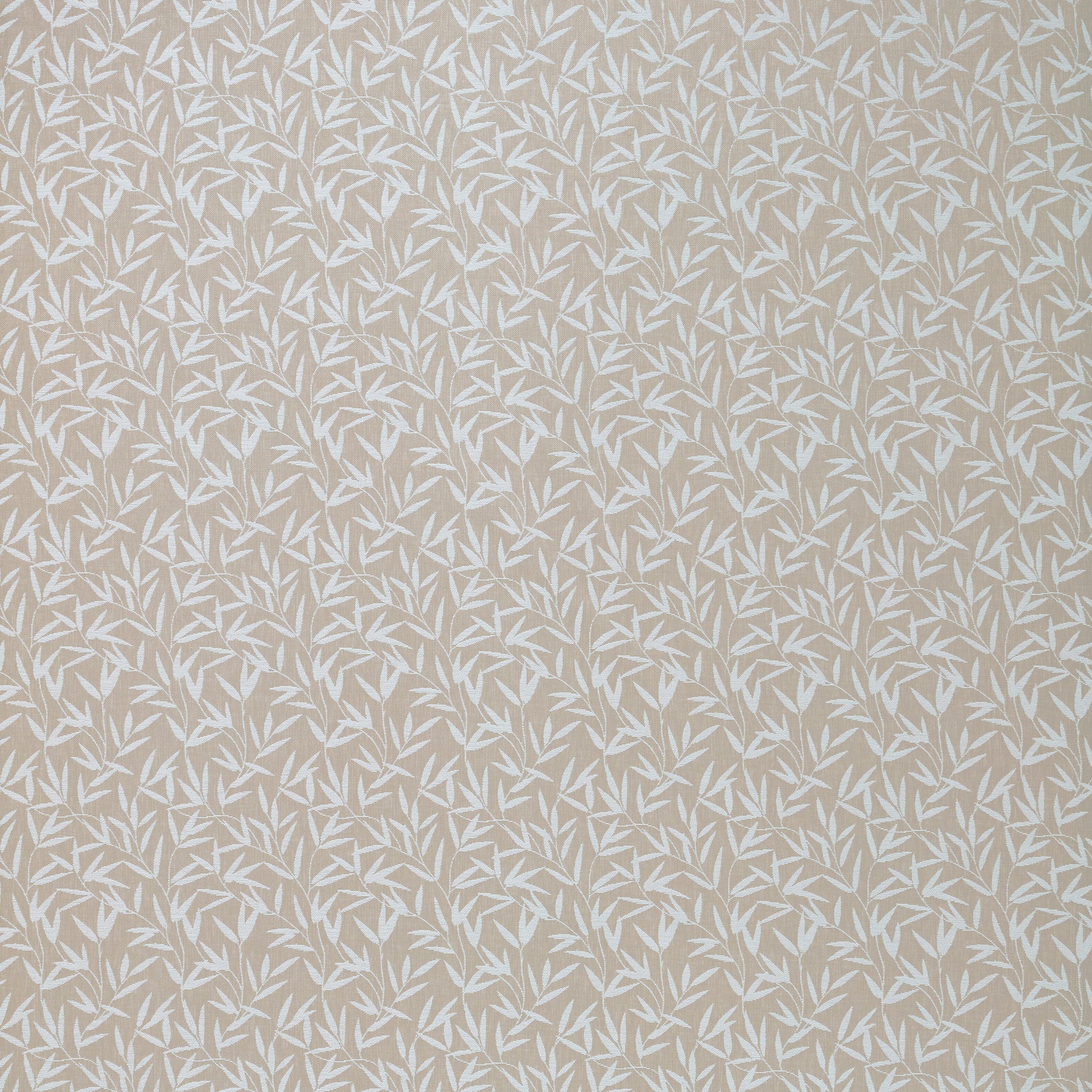 Laura Ashley Willow Leaf Chenille Fabric Natural