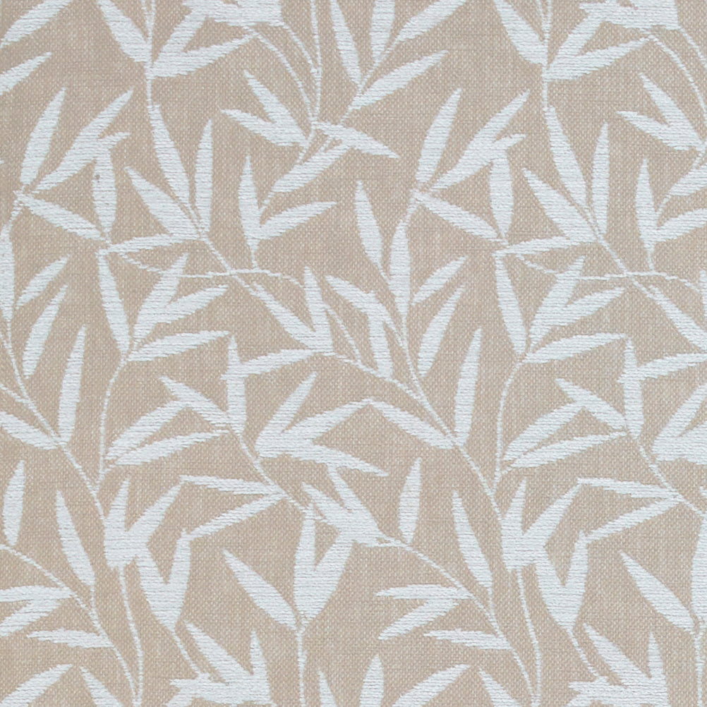 Laura Ashley Willow Leaf Chenille Fabric Natural