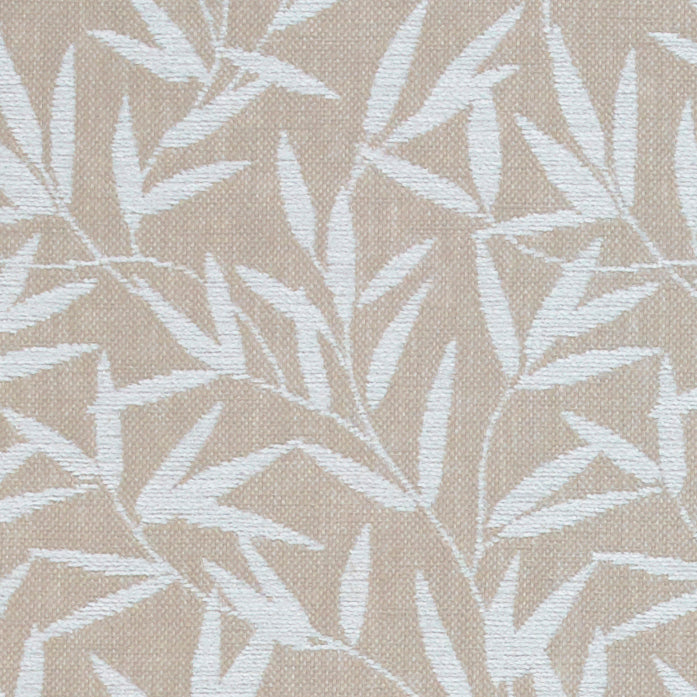 Laura Ashley Willow Leaf Chenille Fabric Natural