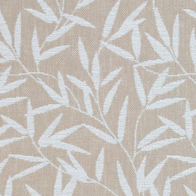 Laura Ashley Willow Leaf Chenille Fabric Natural
