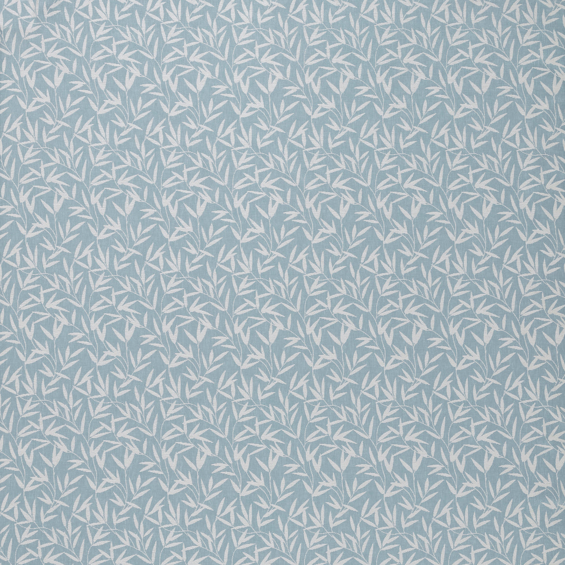 Laura Ashley Willow Leaf Chenille Fabric Pale Seaspray