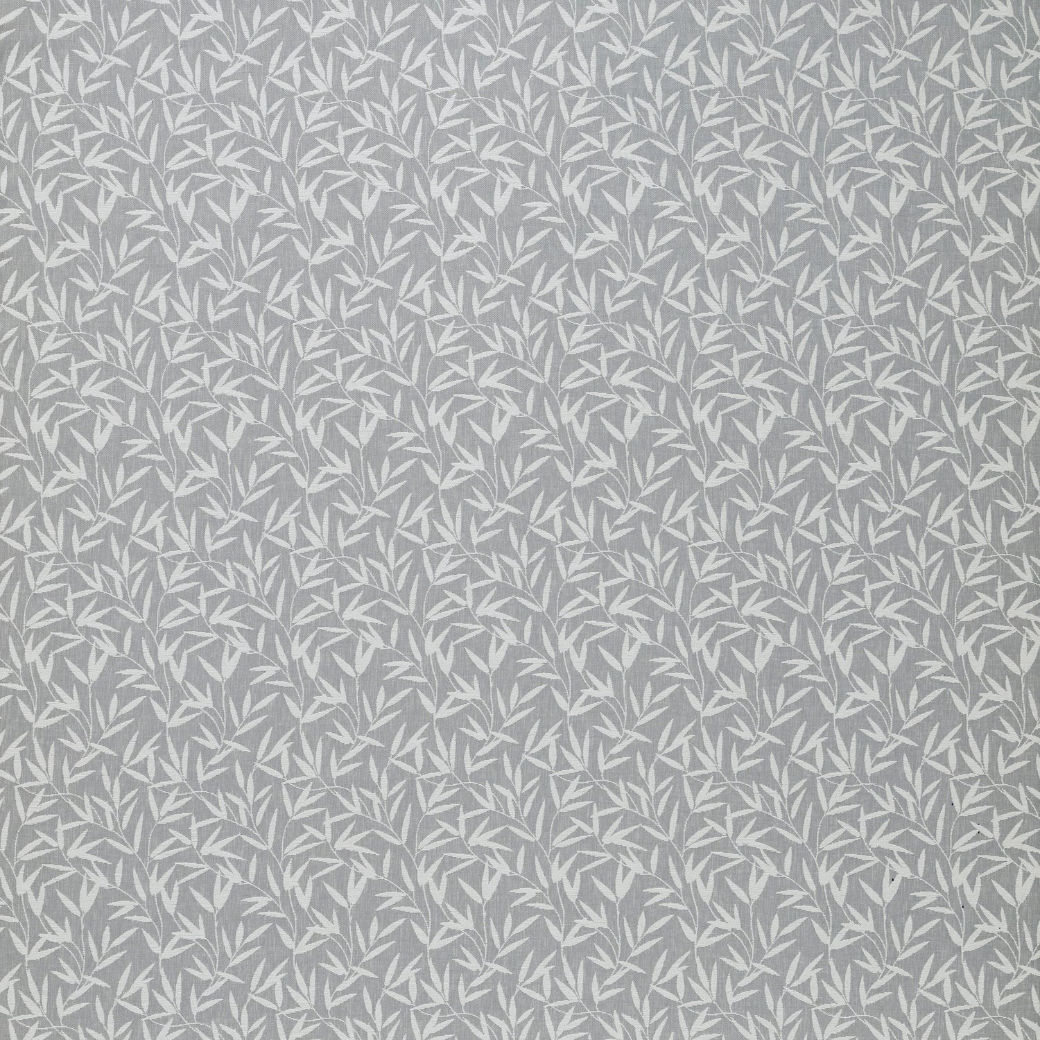 Laura Ashley Willow Leaf Chenille Fabric Steel