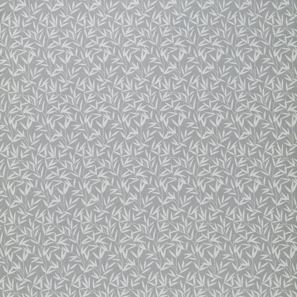 Laura Ashley Willow Leaf Chenille Fabric Steel