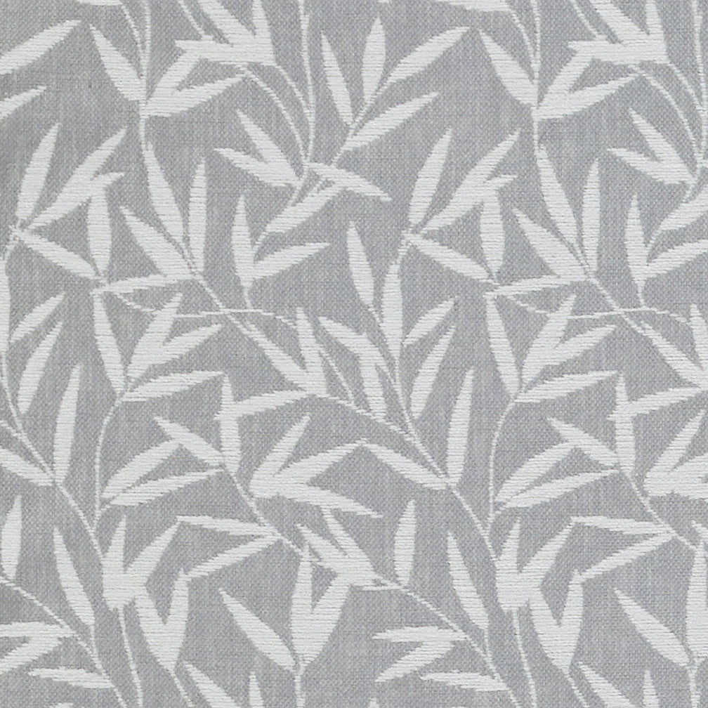 Laura Ashley Willow Leaf Chenille Fabric Steel