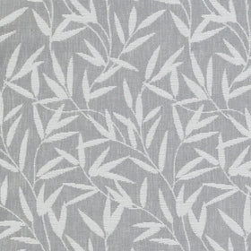 Laura Ashley Willow Leaf Chenille Fabric Steel