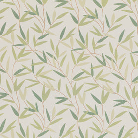 Laura Ashley Willow Leaf Fabric Hedgerow